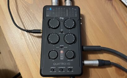 Pro Quatrro with two mic cables, 2 instrument cables
