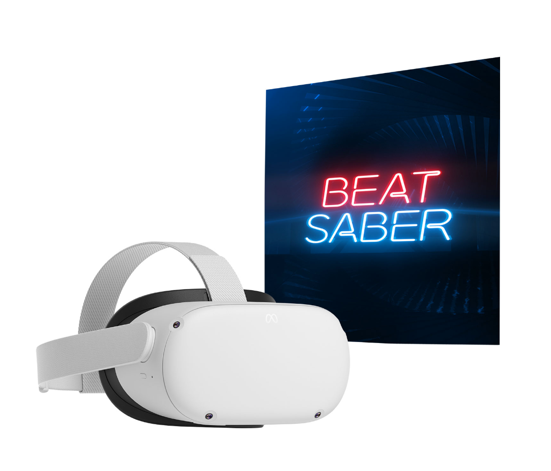 Meta Quest VR with Beat Saber for keeping fit