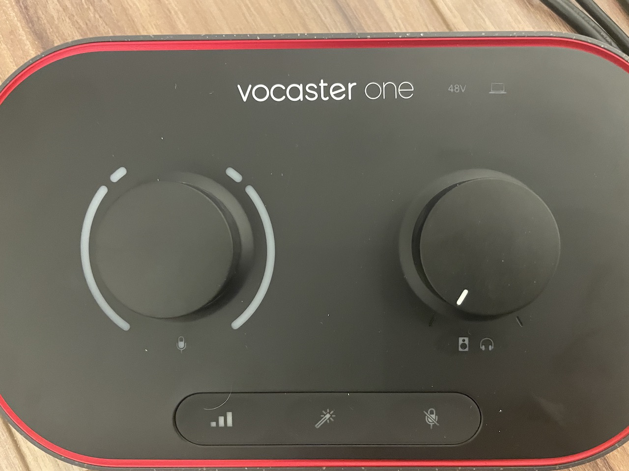 Vocaster One front panel