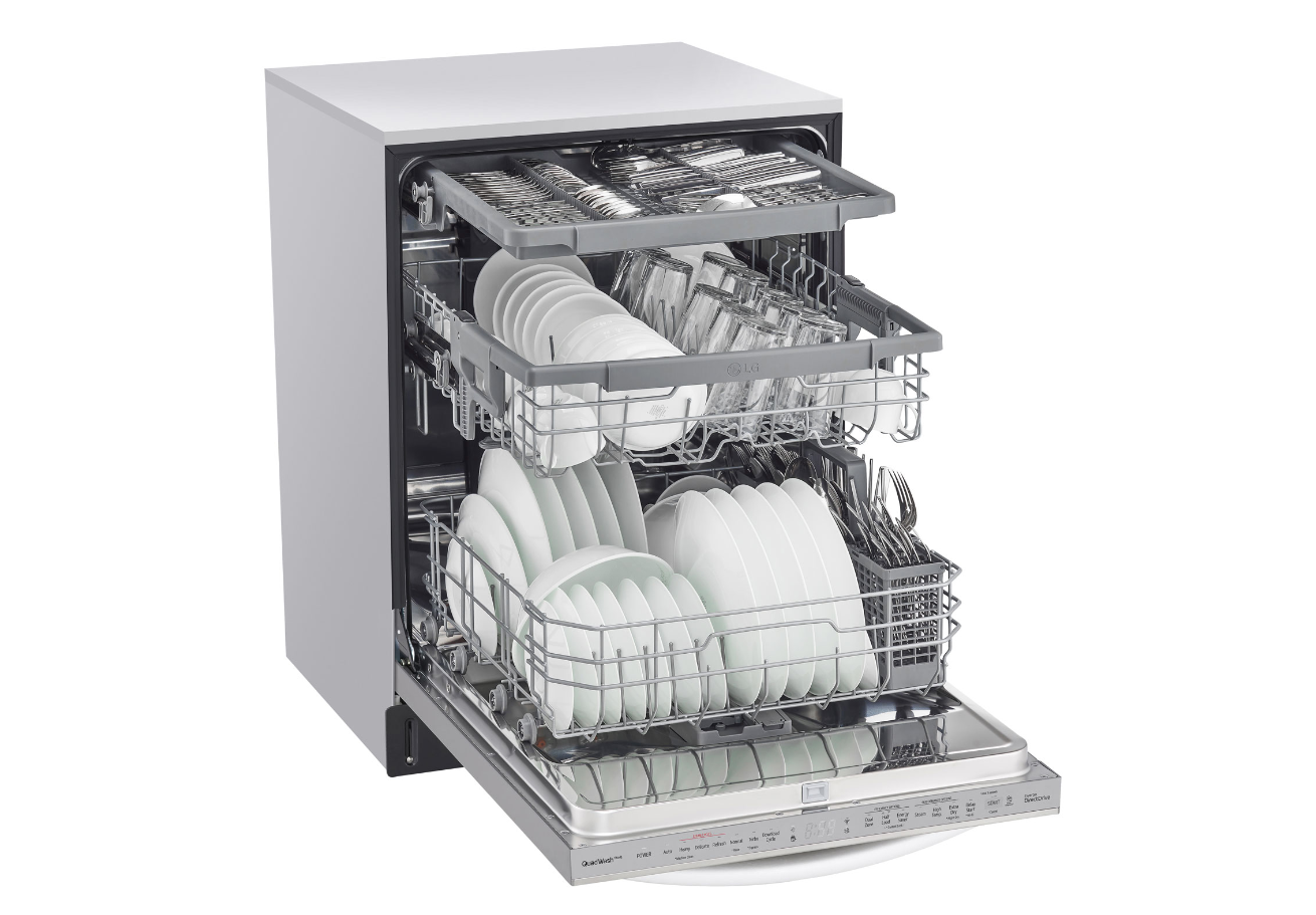 LG dishwasher with third rack