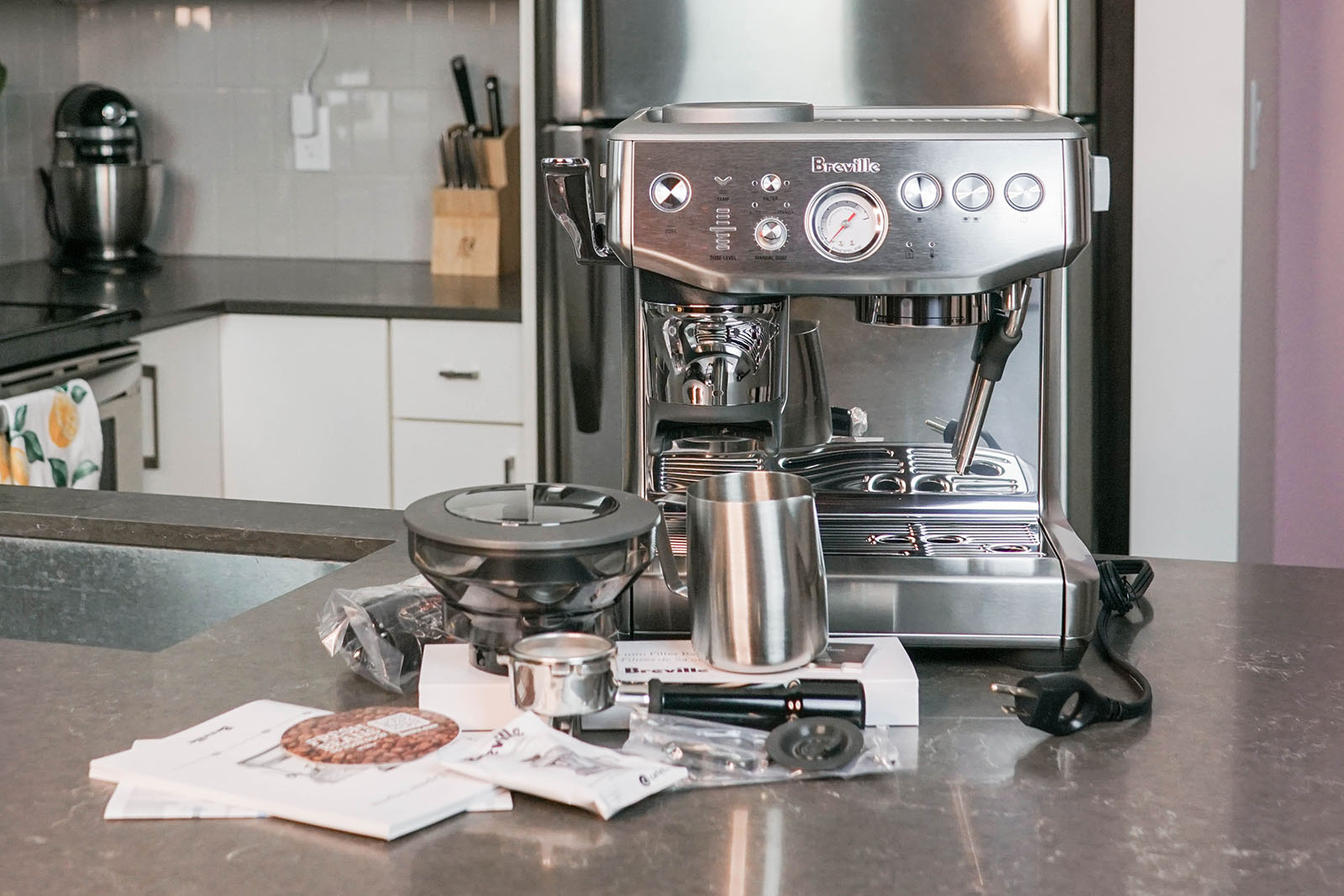 Breville Barista Express Impress review what's in the box