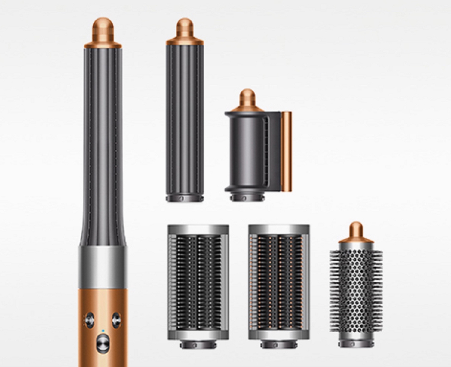 Refurbished (Excellent) - Dyson Official Outlet - Airwrap Styler Complete Long - Copper:Nickel - (1 Year Dyson Warranty)
