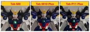 Tab M8, M10 Plus, P11 Plus camera comparison