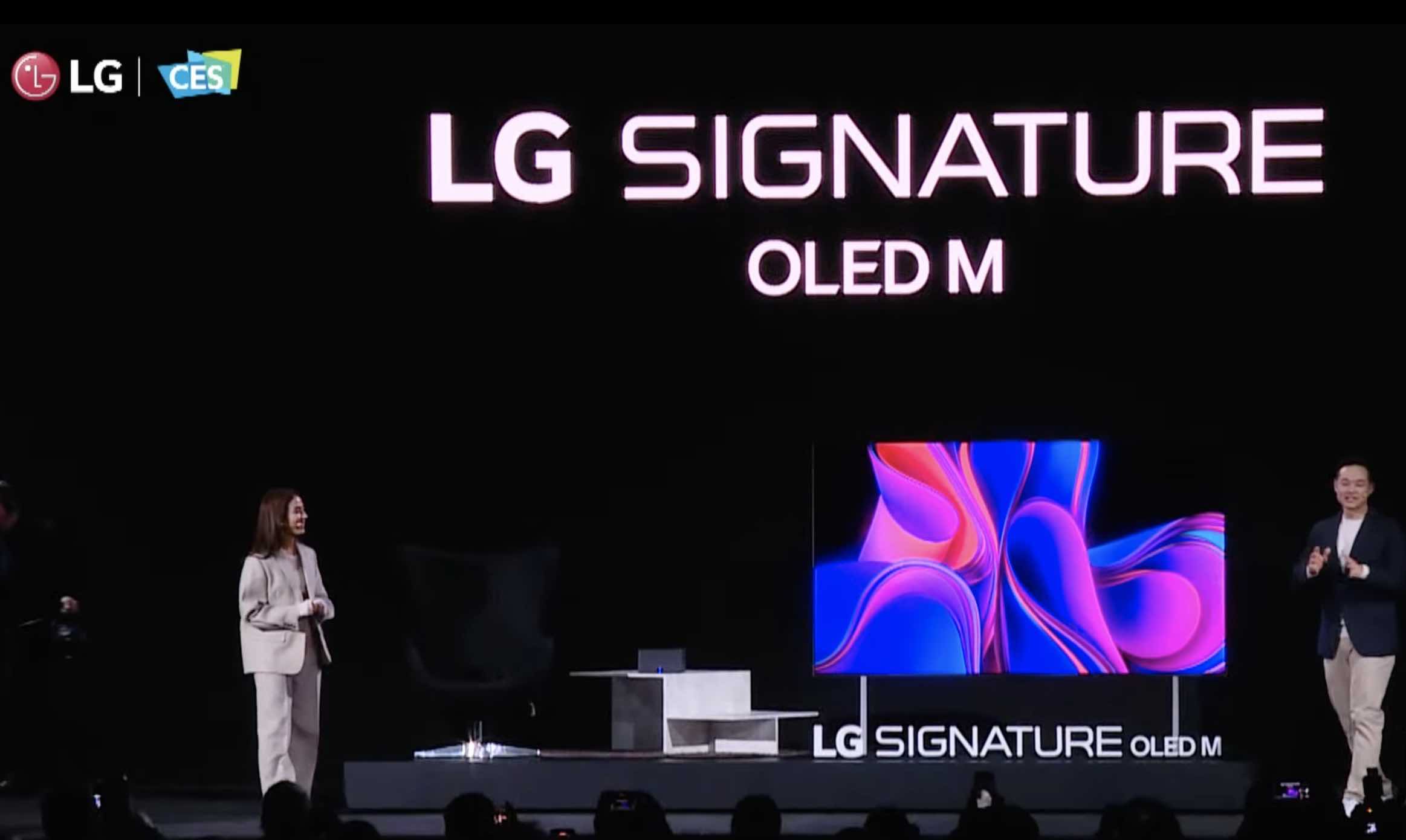 What was announced at CES 2023 LG