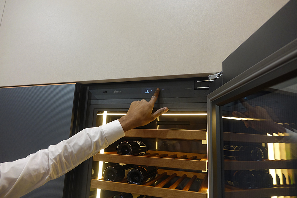 Samsung Bespoke wine fridge