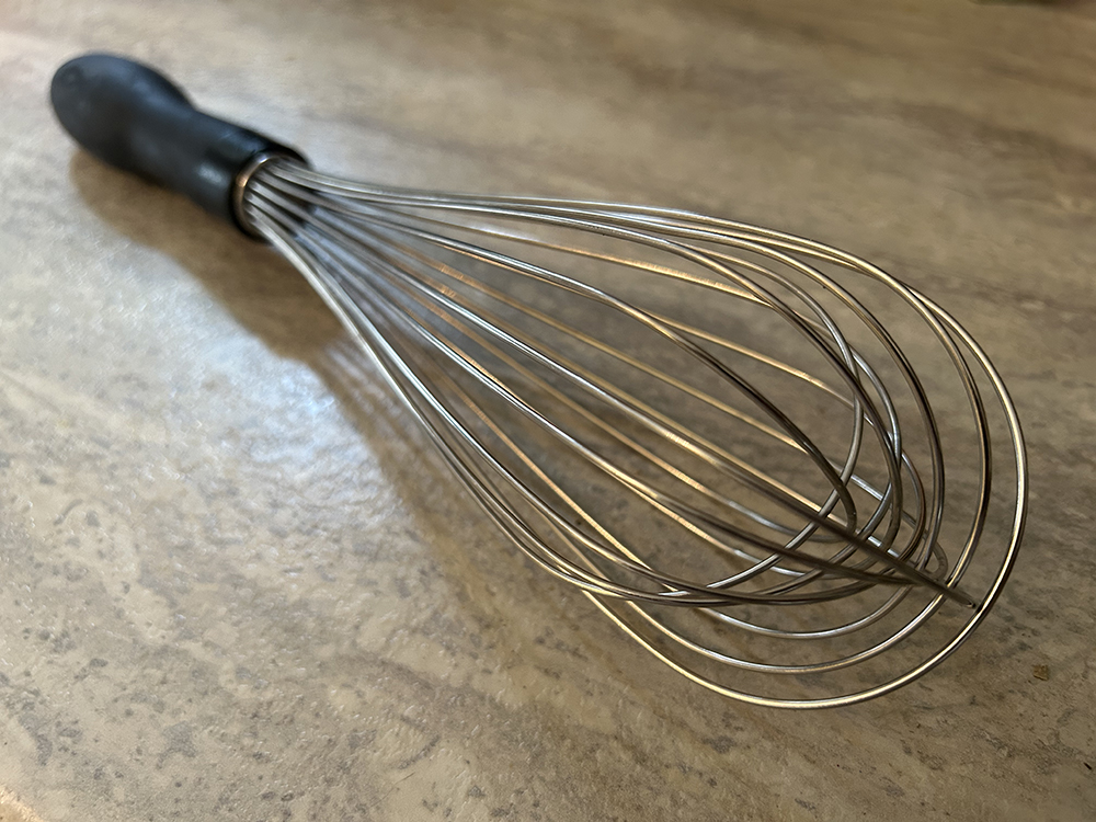 A modern-day wire whisk
