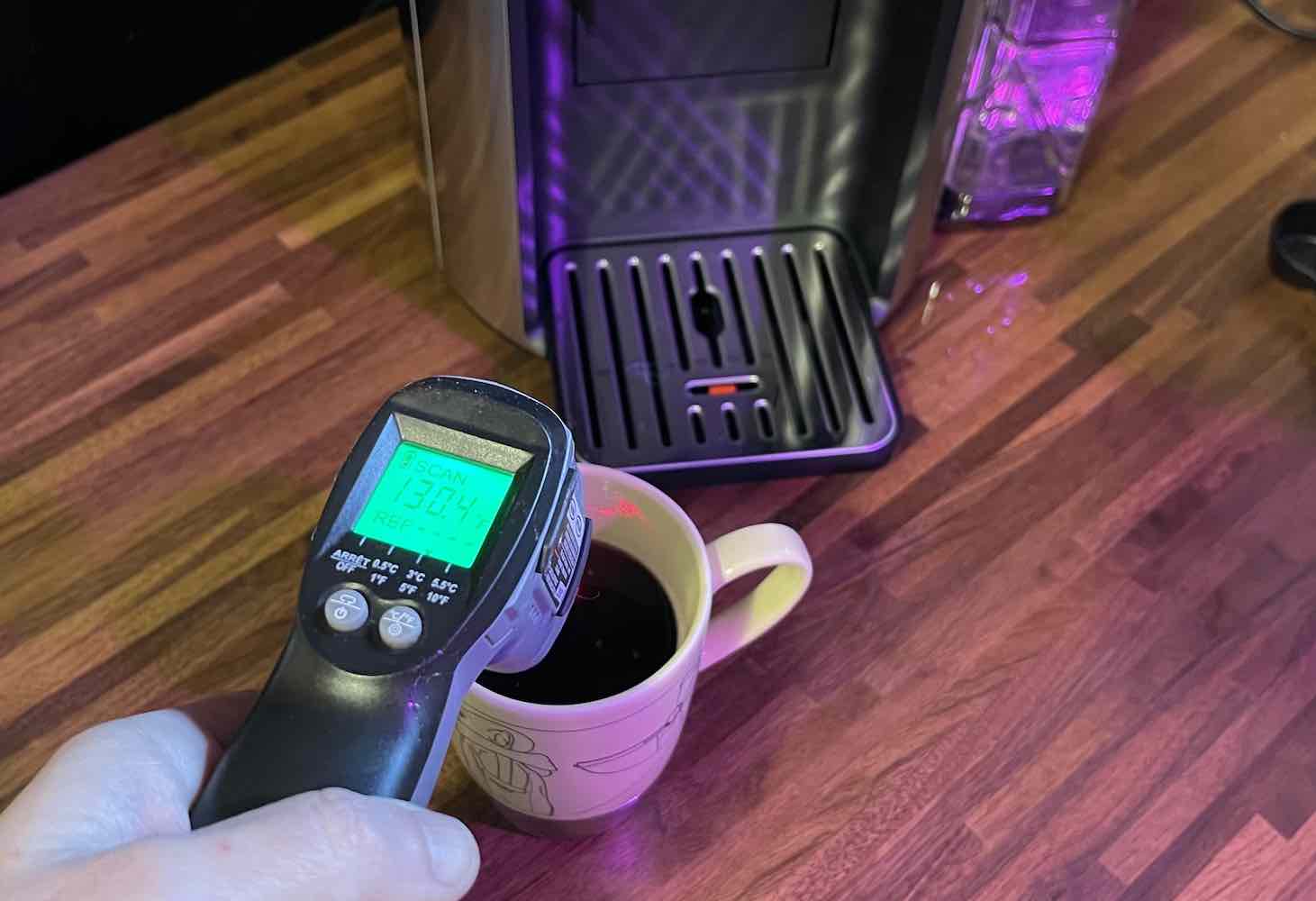 Delonghi truebrew coffee maker water temperature