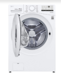 LG washing machine with door open