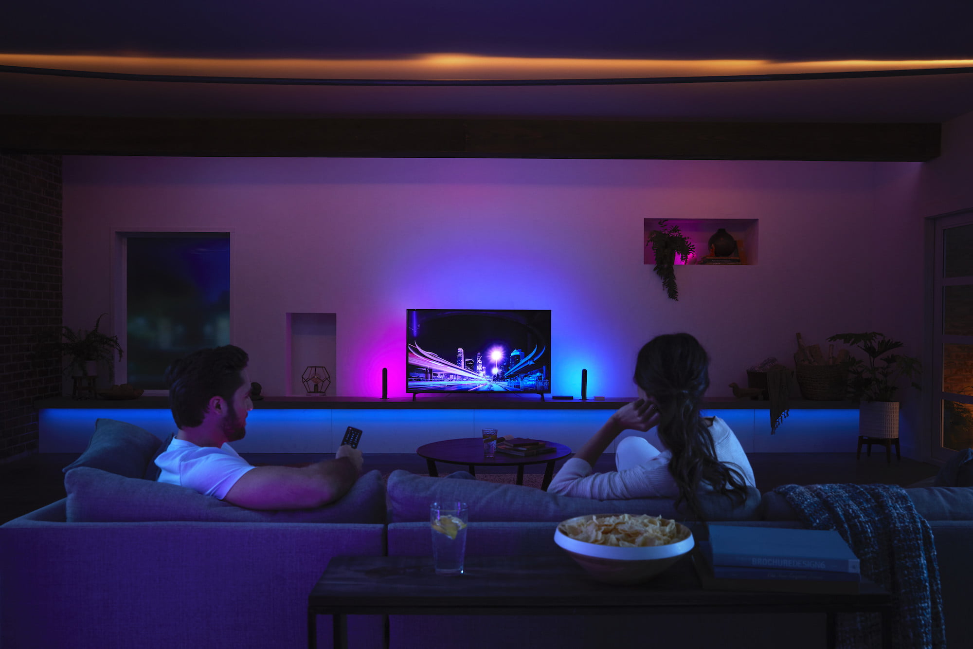Tv Room Or Home Theatre, Accent Lighting Ideas Living Room