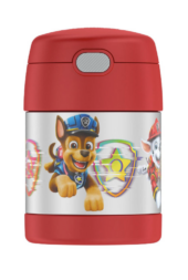 Paw Patrol child size Thermos in red.