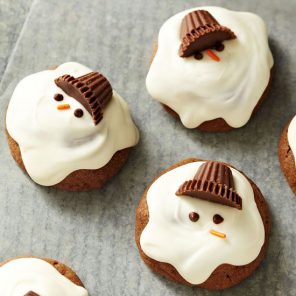 chocolate melting snowman