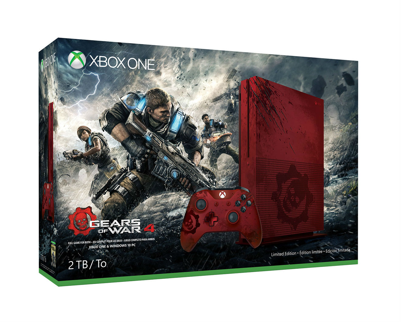 Xbox One S Gears of War 4 Edition Unboxing & Overview! 