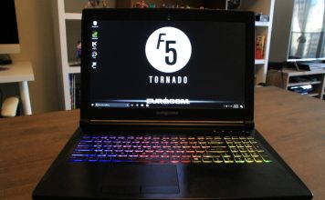 Eurocom Tornado F5 gaming laptop