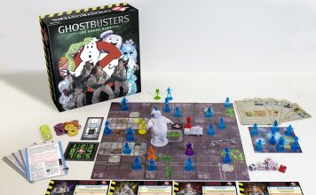 Shot of the Ghostbusters Board Game by Cryptozoic