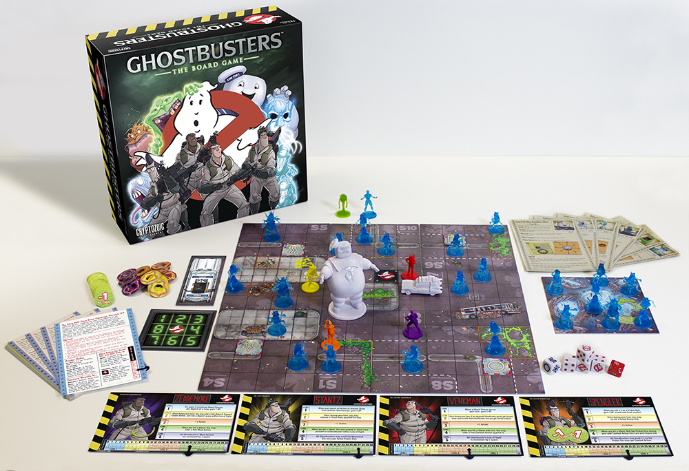 Shot of the Ghostbusters Board Game by Cryptozoic