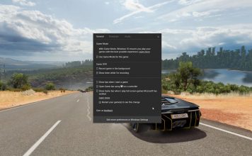 Windows 10 Creators Update Game Mode