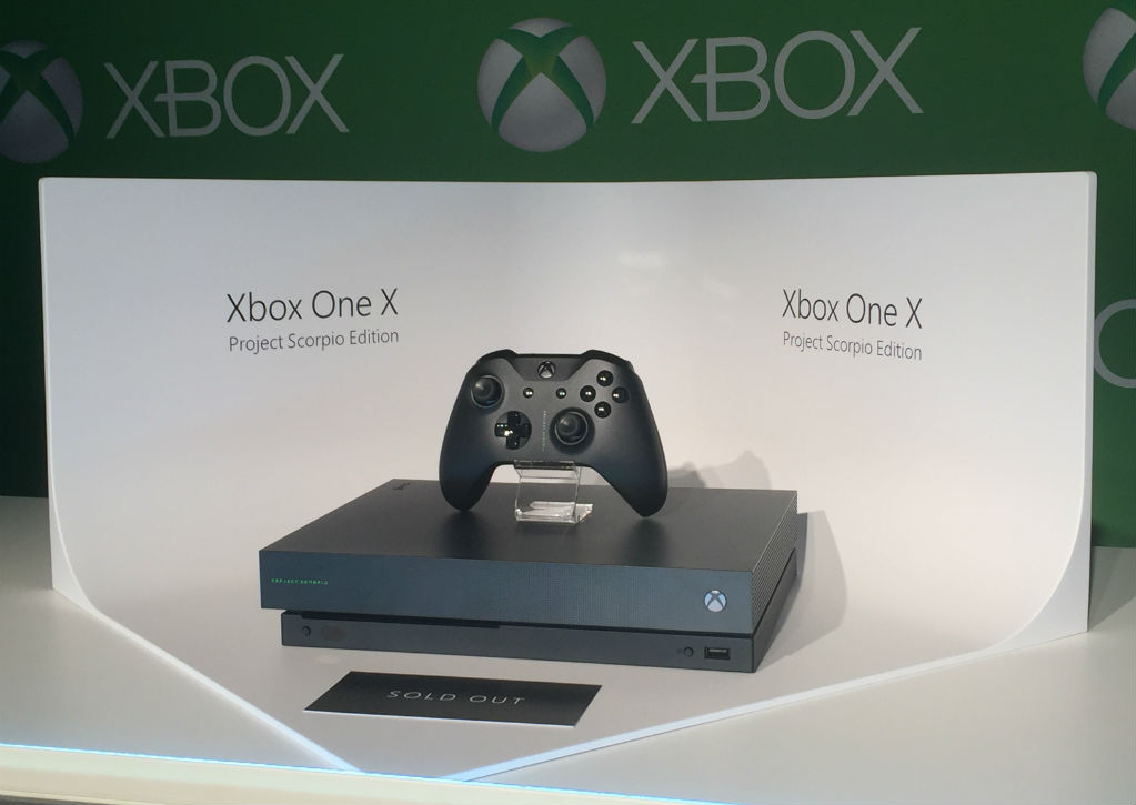 Xbox One X console