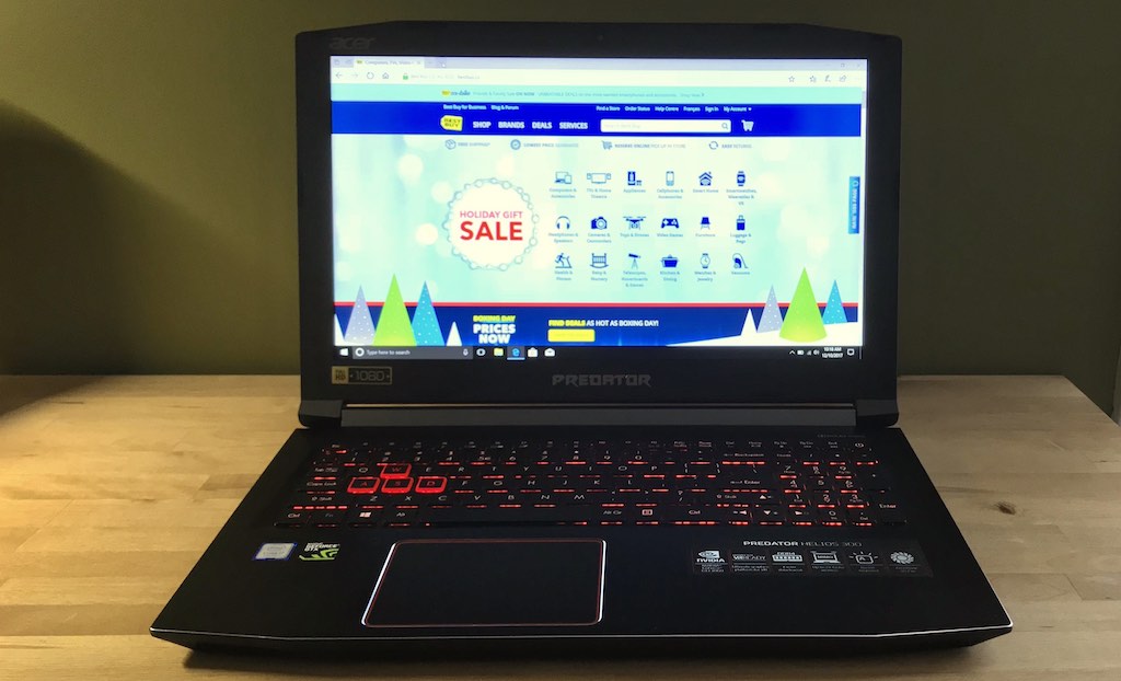 Acer Predator Helios 300 VR-ready gaming laptop review 