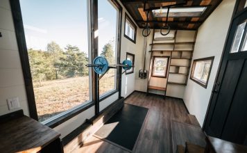 home gym tiny house