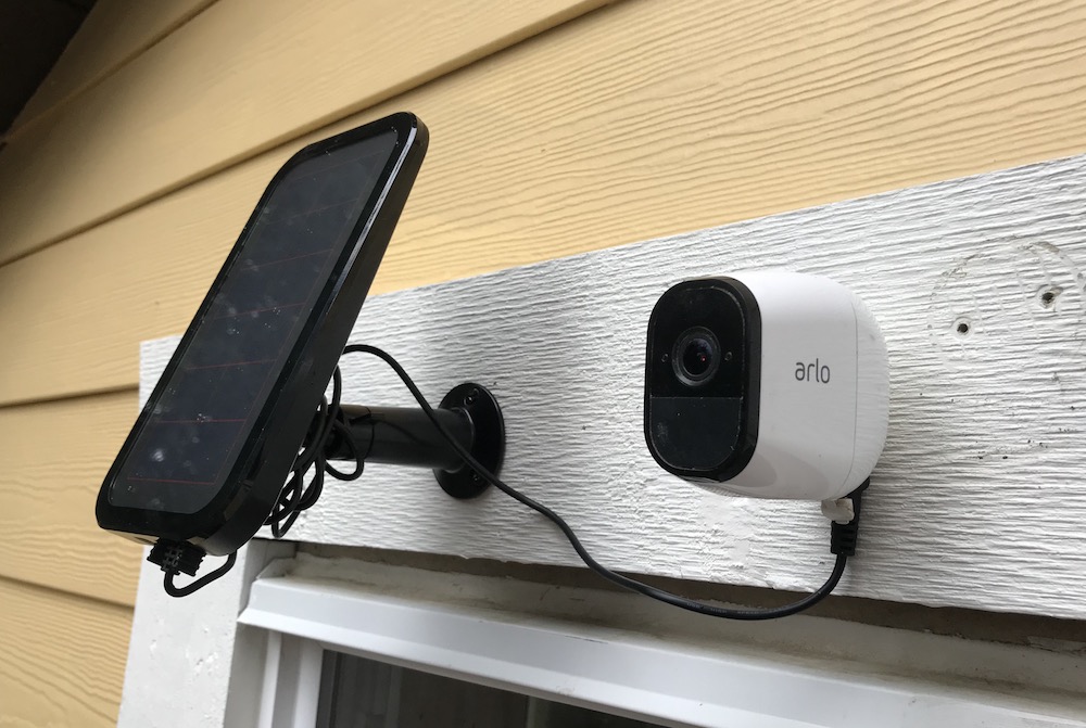 Netgear Arlo Pro home security camera Solar Panel review Best Buy Blog
