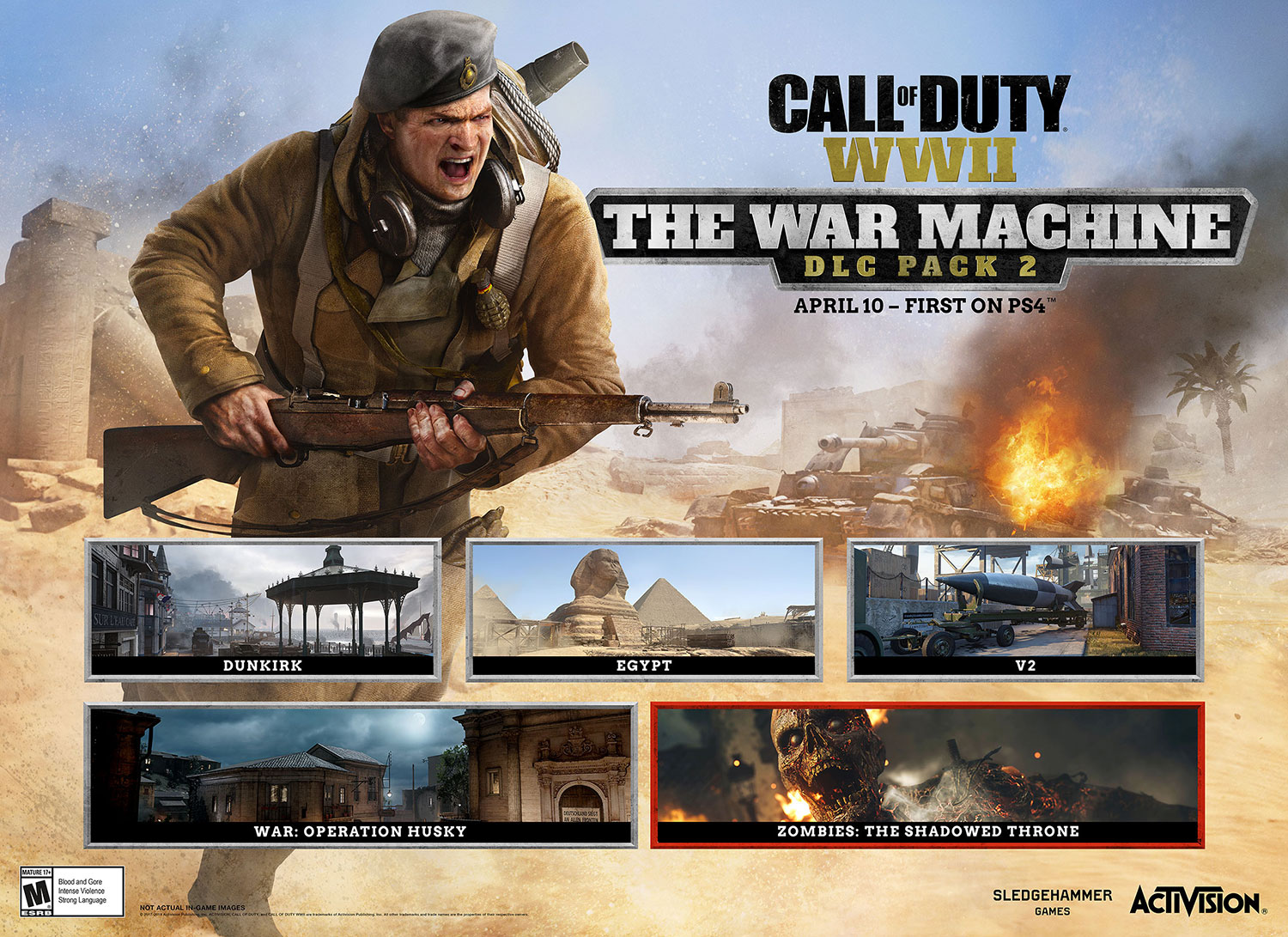 Here's What's Inside Call of Duty: WWII's Second DLC Map Pack — Too Much  Gaming