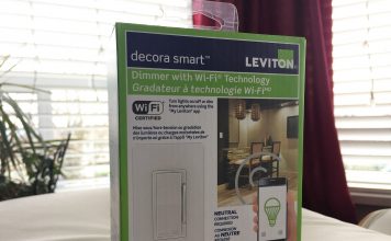 Leviton Wi-Fi Dimmer Switch Box Pic