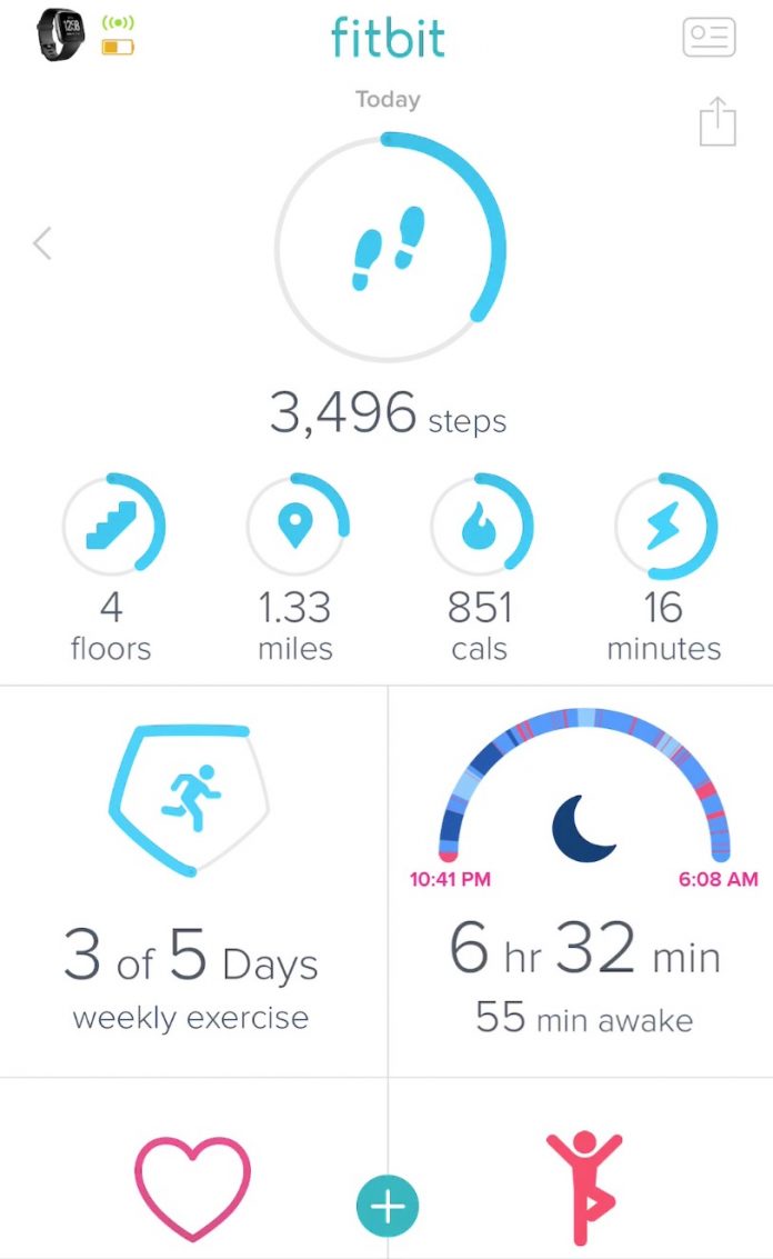 fitbit versa not showing heart rate