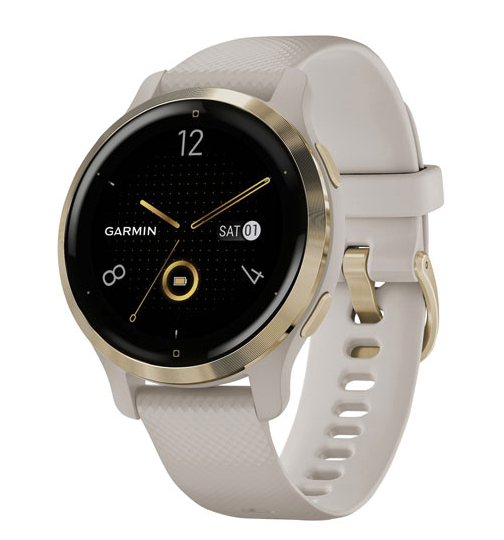 Garmin Venu 2S 40.4mm Smartwatch with Heart Rate Monitor & Health Tracking - Light Sand