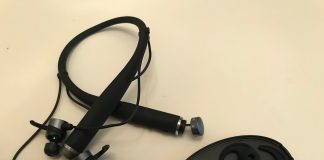 VI AI Personal Trainer headphone with ear bud sizes