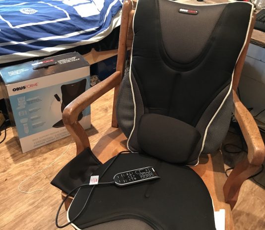 Obusforme backrest massage seat review