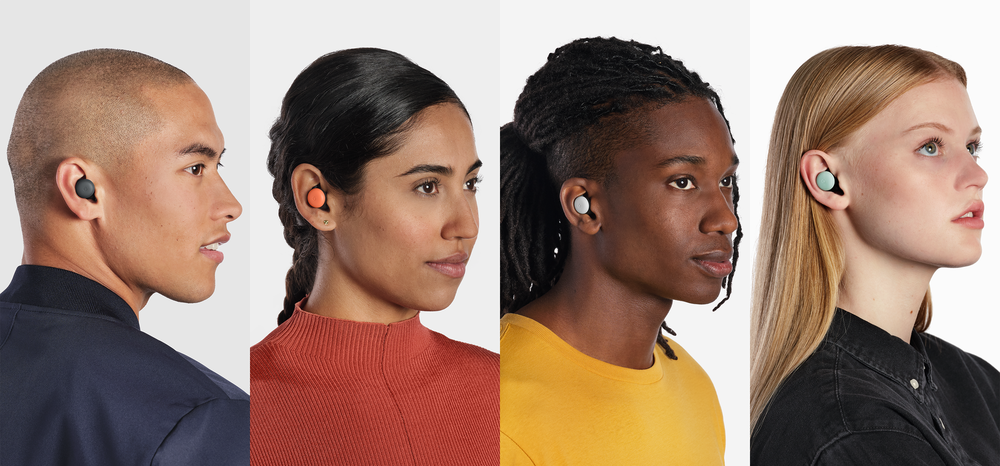Students wearing headphones