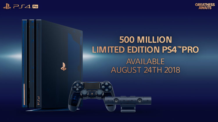 Sony announces the 500 Million Limited Edition PS4 Pro
