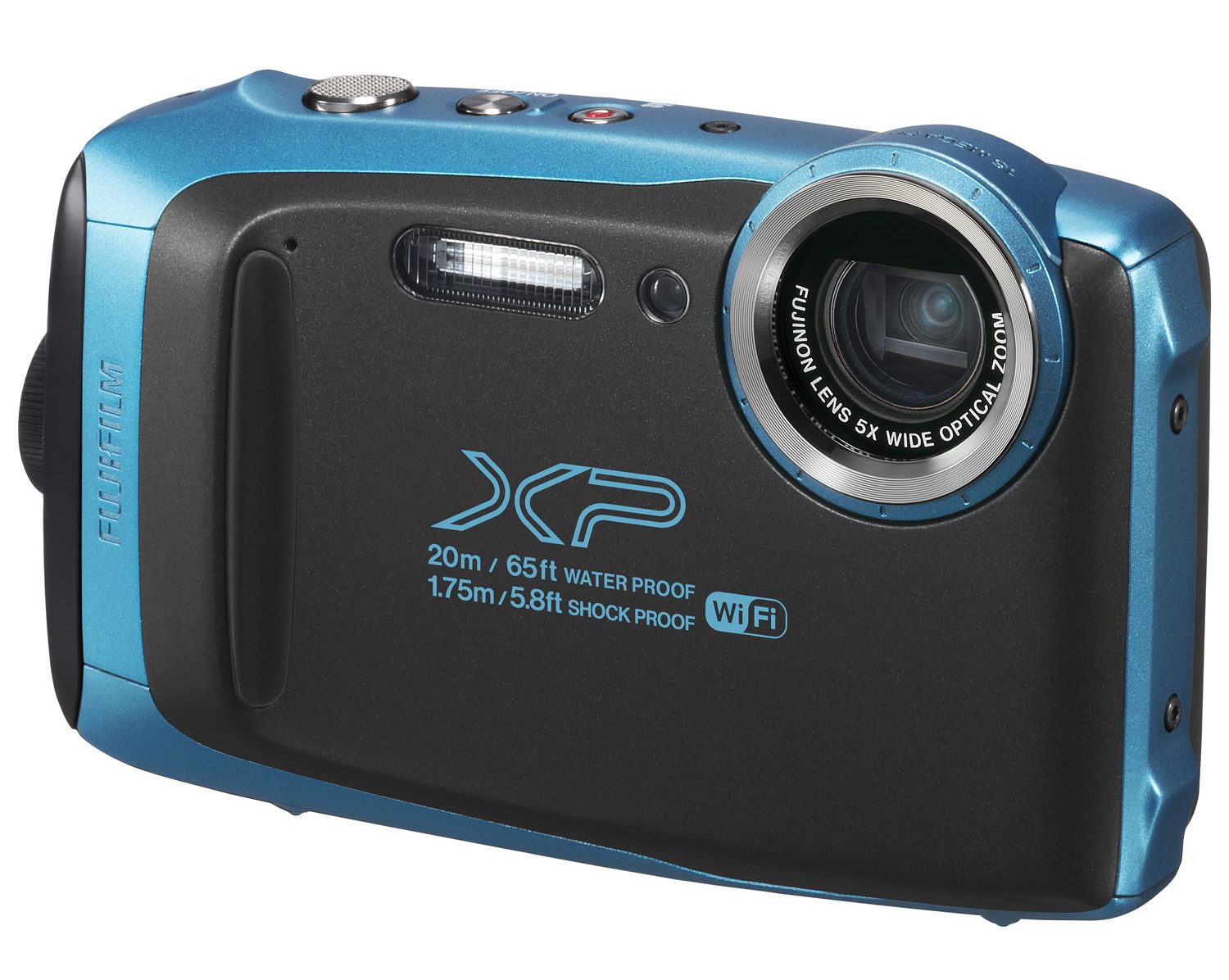 A photo of the front of the Fujifilm FinePix XP130