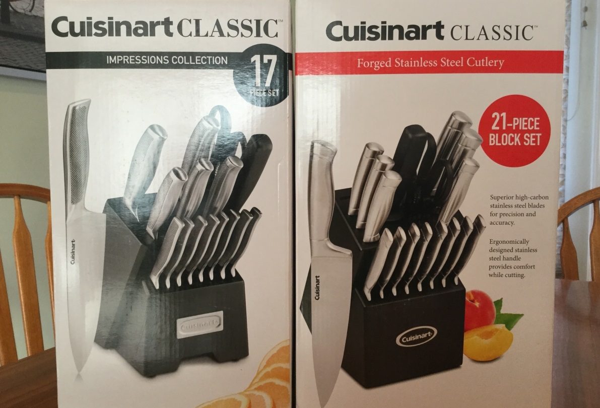 Cuisinart Classic Stainless Steel 17-Piece Knife Block Set 