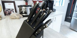 cuisinart elite pro knife set - side view