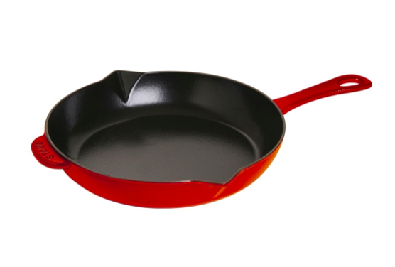 Staub Cherry Red Cast Iron Fry Pan