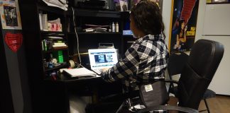 betterback posture support review - at desk