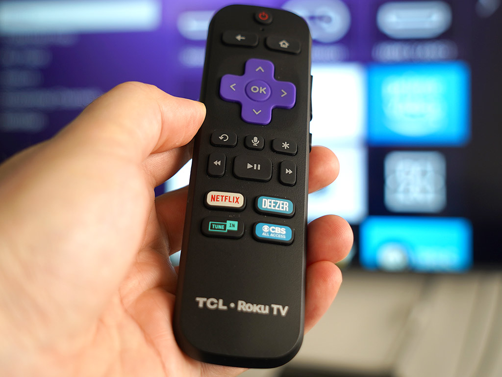 Roku Remote Control TCL 55R615 4K Smart TV