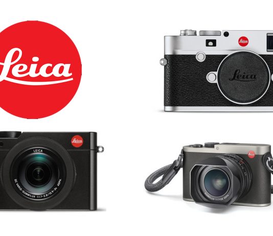 A collection of Leica cameras
