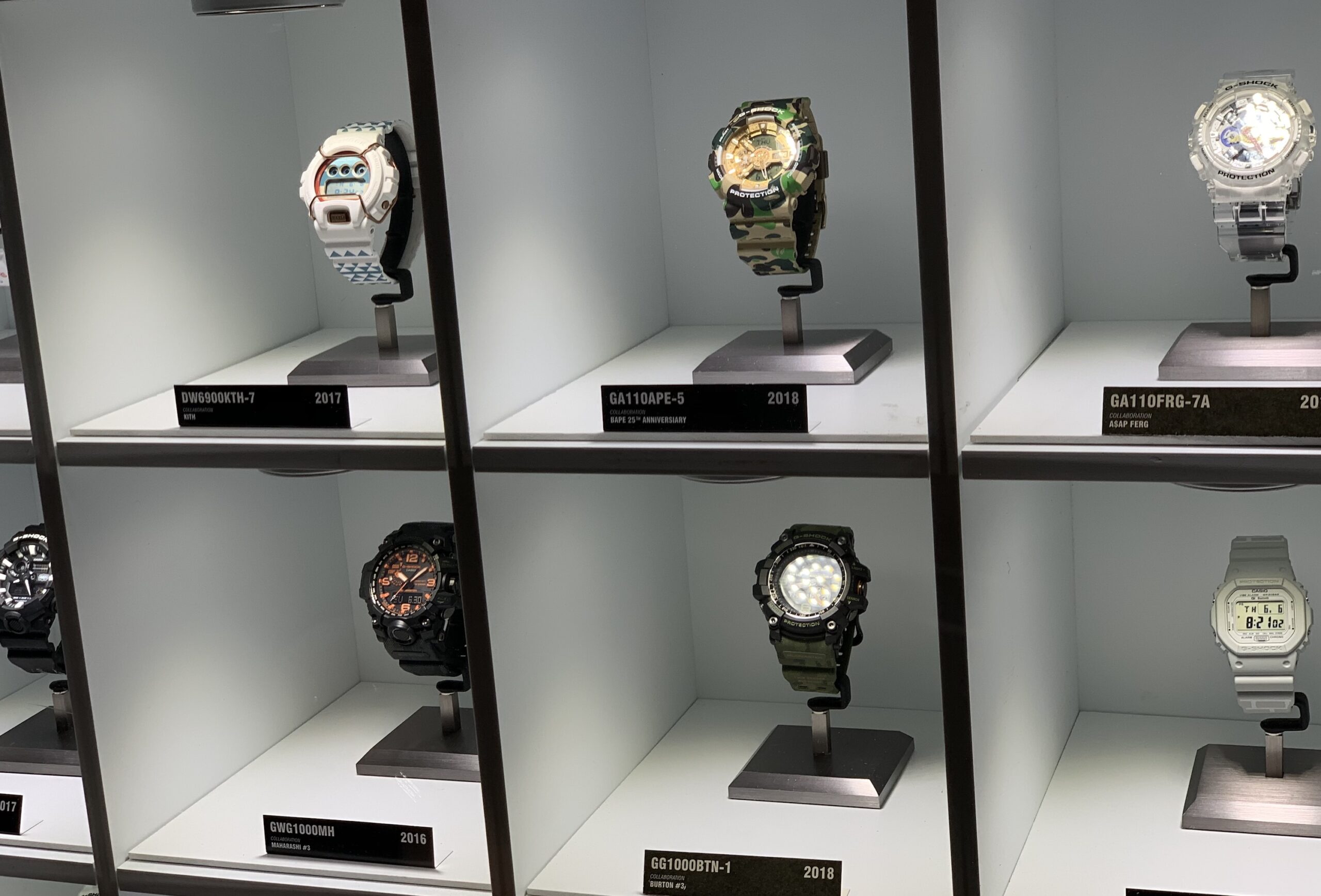G-Shock watches from over the years