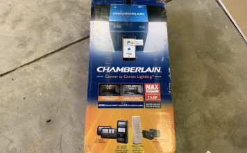 Chamberlain garage door, wifi, smart, phone, review