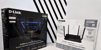 On the left is the D-Link AC3000, on the right is the D-Link AC2000+.