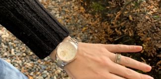 bulova watch on wrist