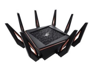 Image of an ASUS ROG Wi-Fi 6 router