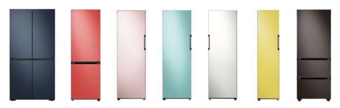 Samsung Introduces BESPOKE Refrigerator At CES 2020 Best Buy Blog   BeSpoke Main3 696x222 