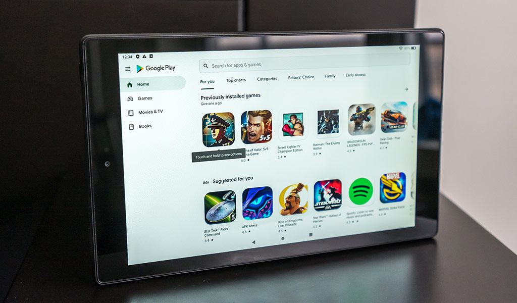 Baixar Play Store para Tablet