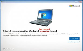 Windows 7 support is over