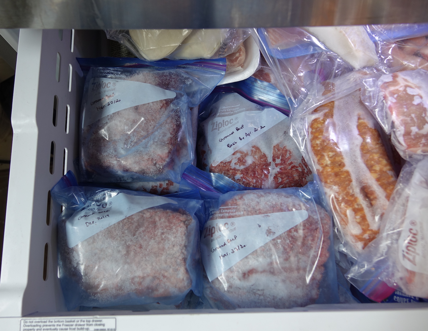 fridge hacks frozen ground beef