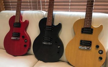 The three finishes of the Les Paul Special