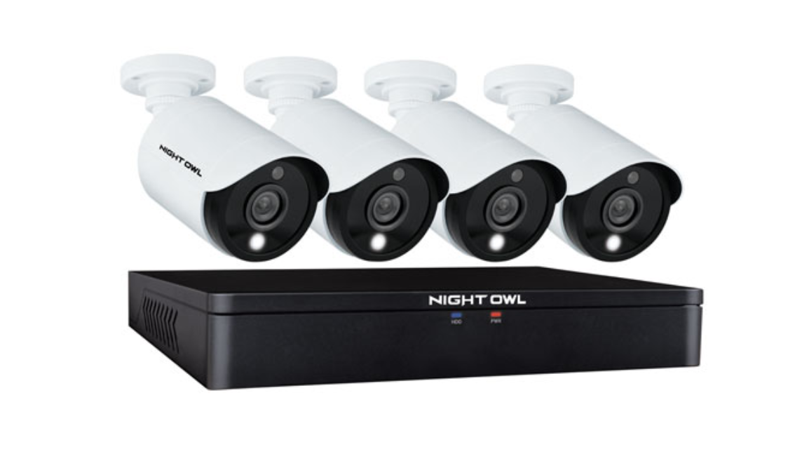 Image of a Night Owl 4-camera security system